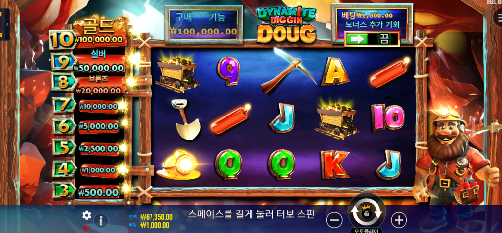 다이너마이트 디긴 더그 슬롯