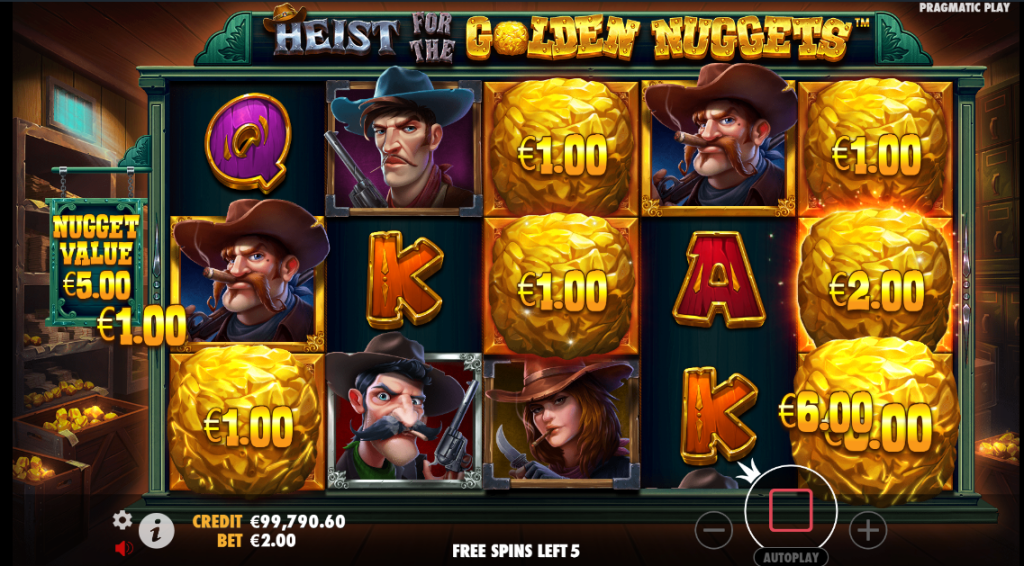 HEIST FOR THE GOLDEN NUGGETS